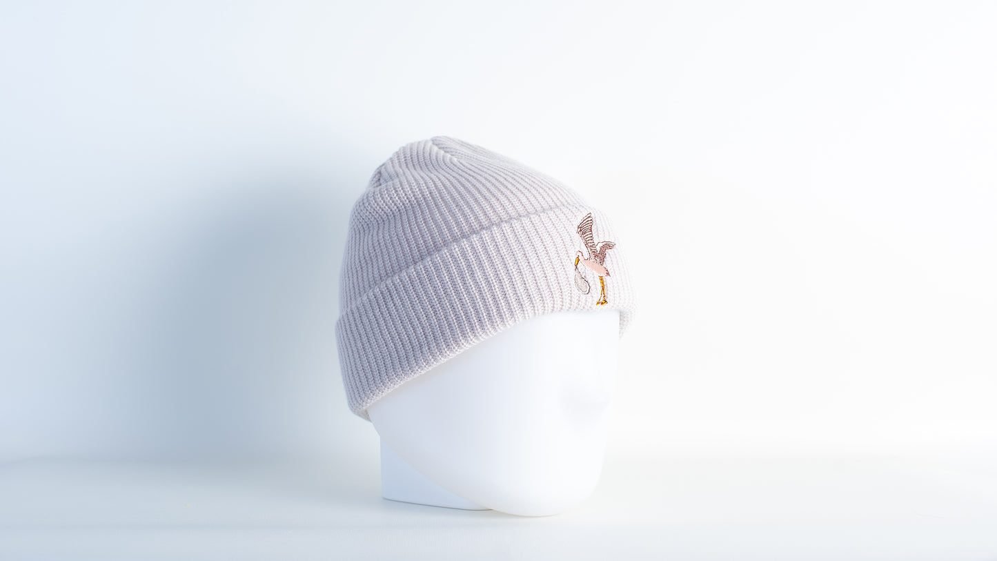 BirdCap Beanie Smooth Grey
